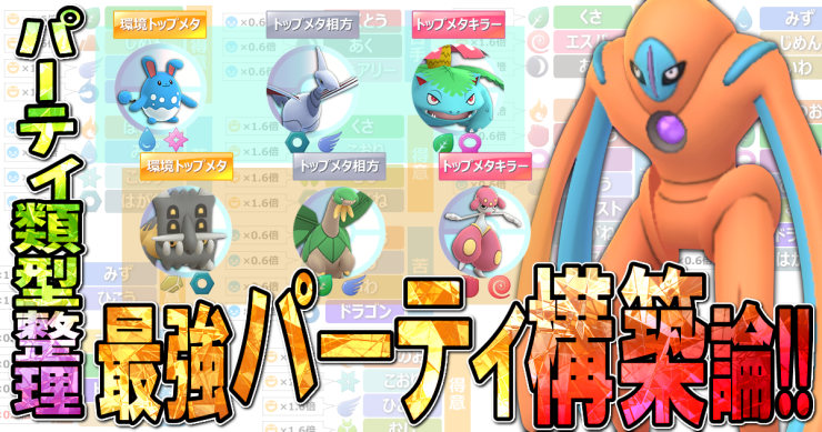 Summaryカード用_ポケモンGO_GBL-最強パーティー構築論_パーティ類型完全整理